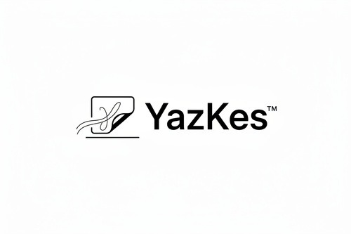YazKes Logo - Kalın ve Geniş